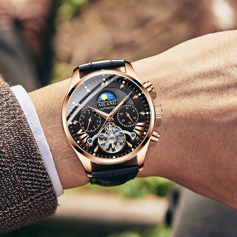 AILANG top luxury brand men's mechanical watch