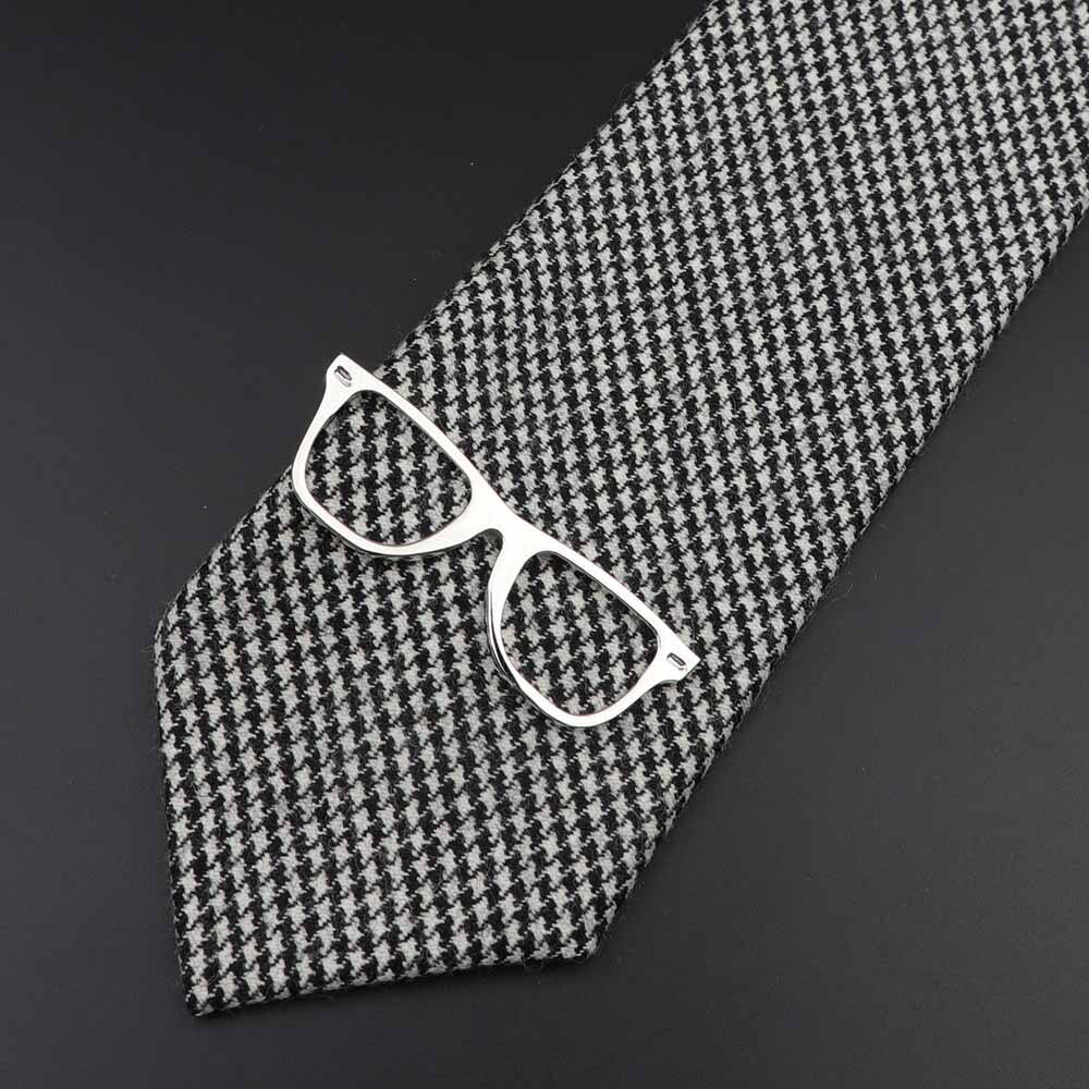 1 Piece Chrome Stainless Tie Clip for Men - Gift