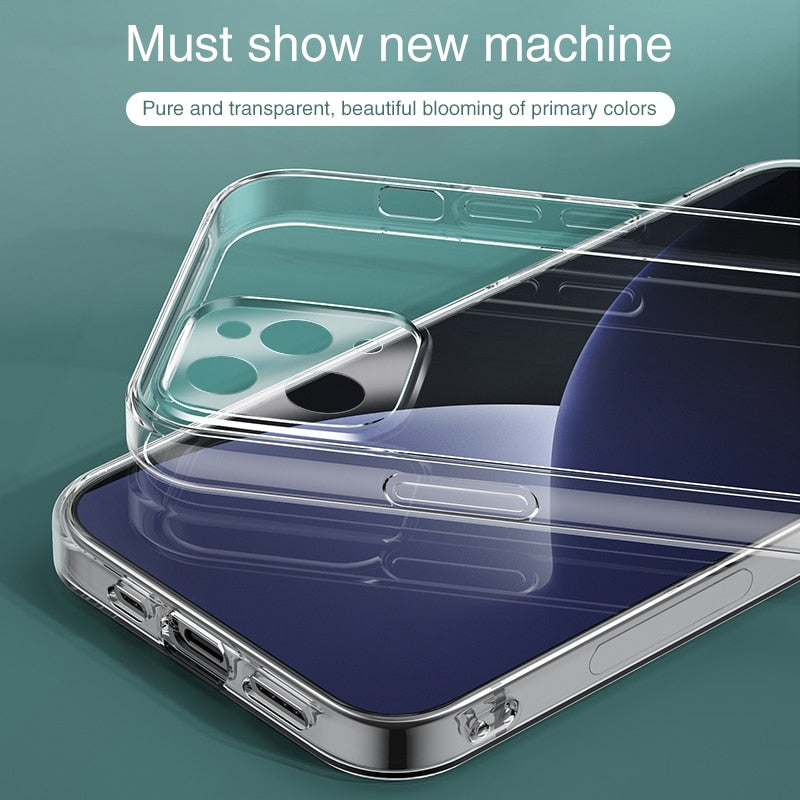 Ultra Thin Silicone Lens Protective Phone Case For iPhone