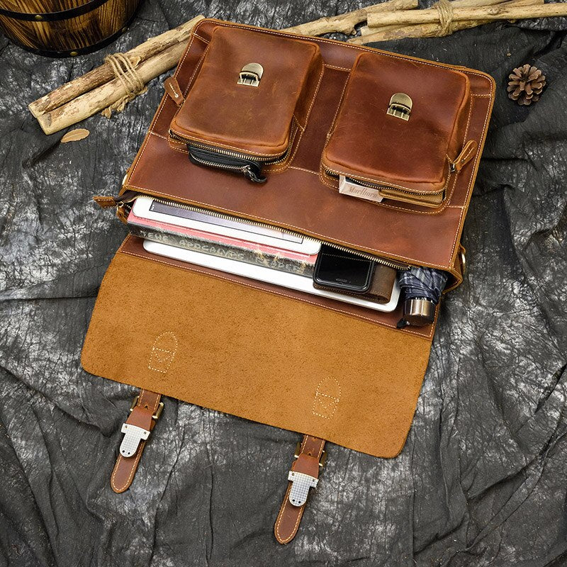 Men's Genuine Leather Briefcase