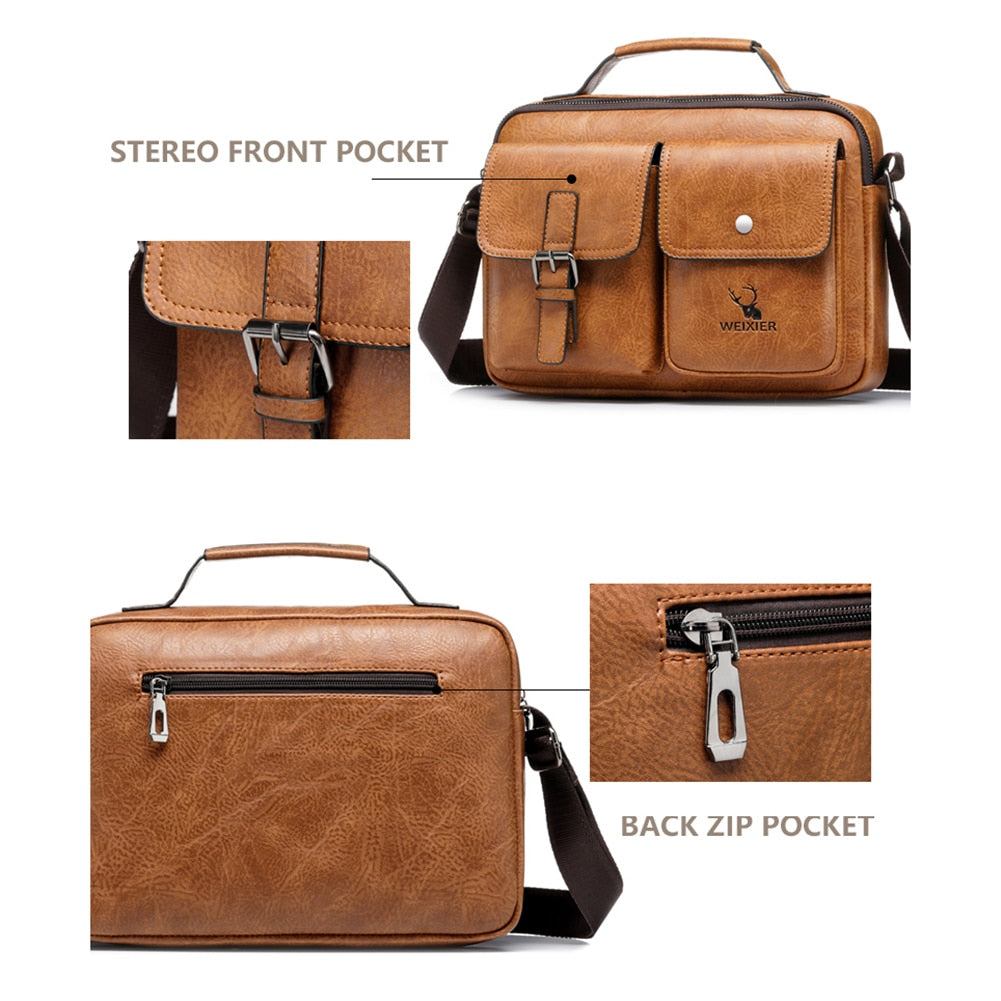Vintage Men Crossbody Bag Male Business Bag