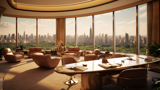 New York office picture - Big office table