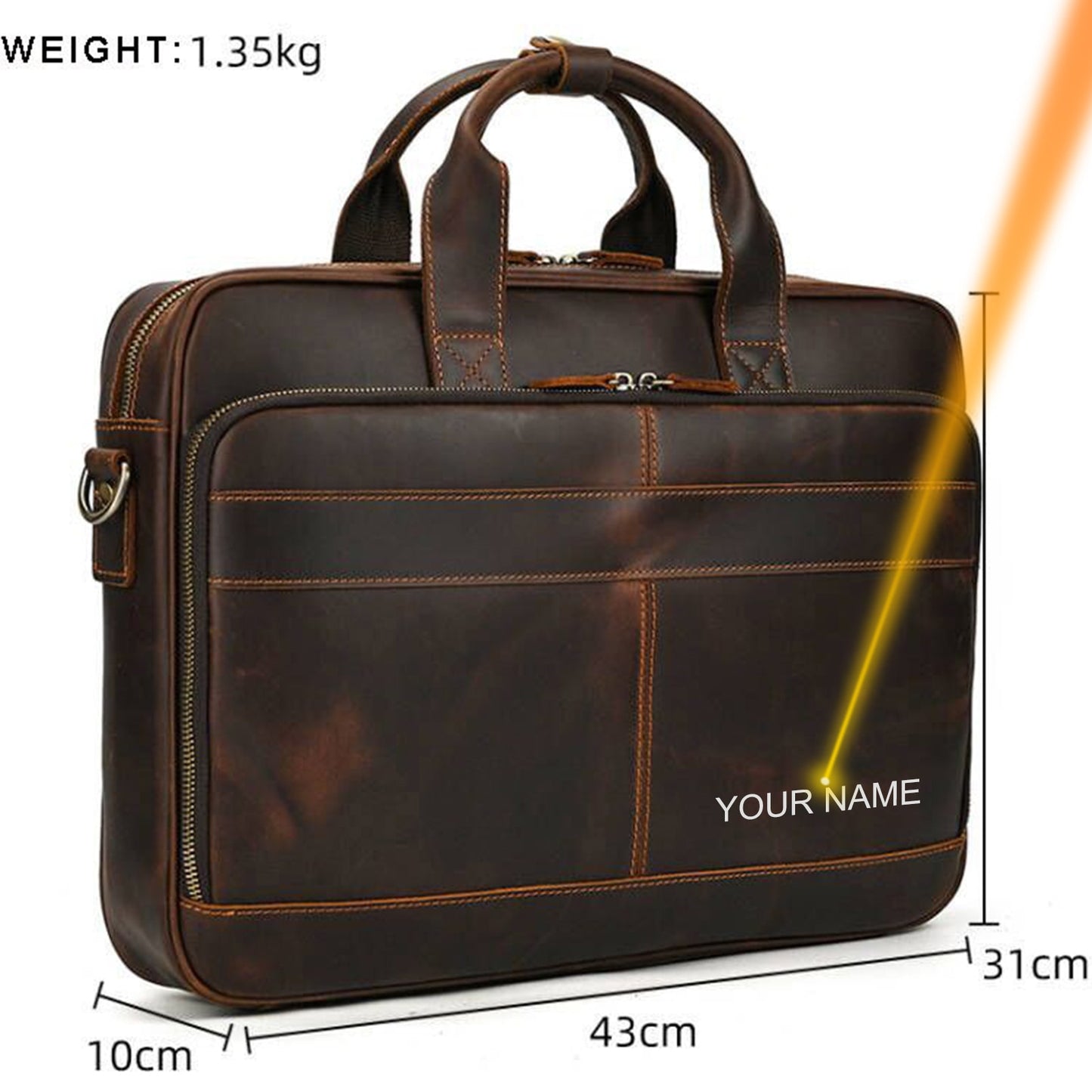 MAHEU Retro Laptop Briefcase