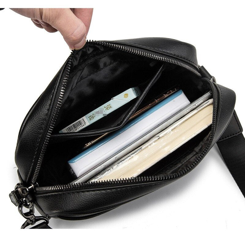 Leather Men's Crossbody Bag