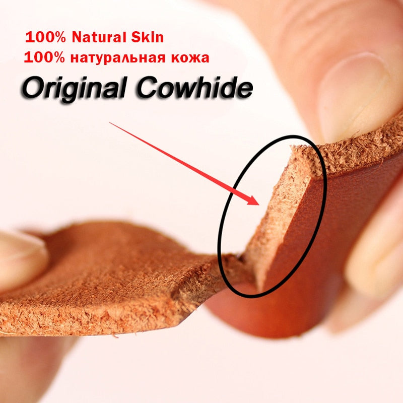 MEDYLA Men Top Layer Leather  Casual High Quality Belt