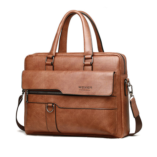 Vintage PU Leather Bag Men's