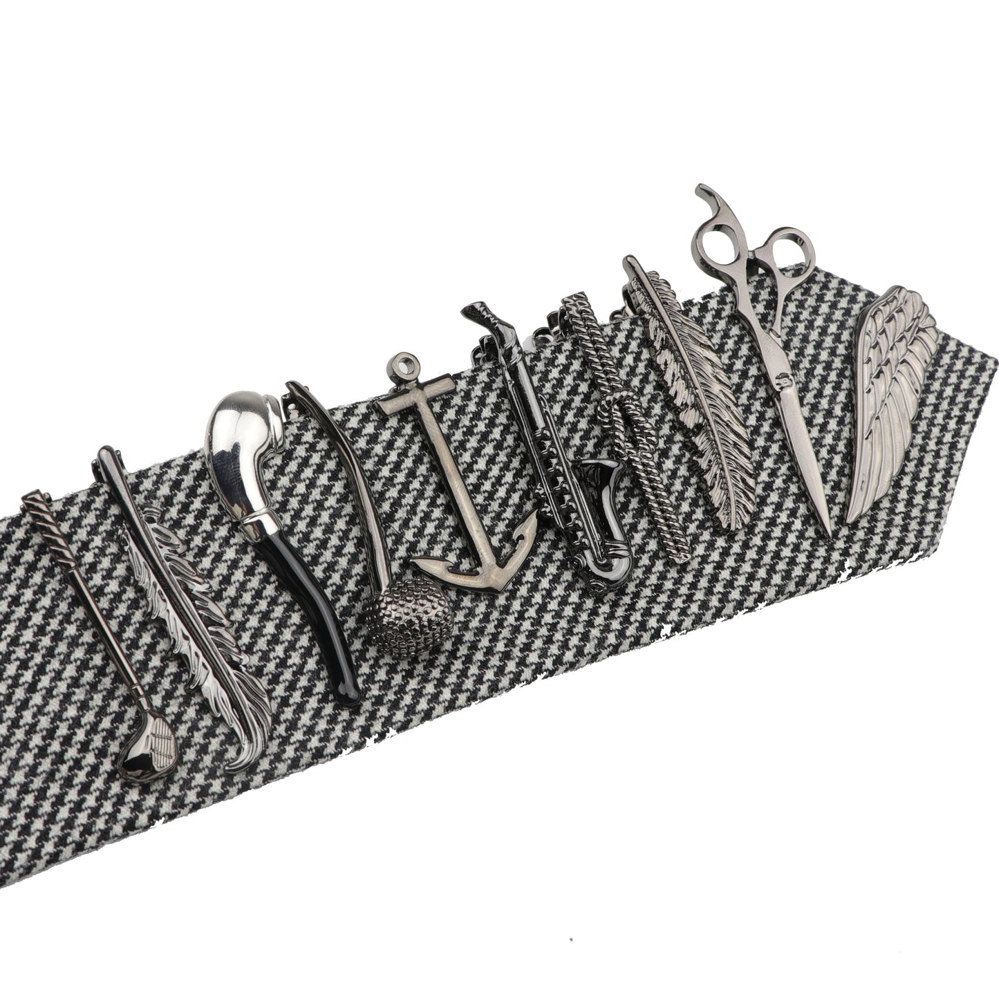 1 Piece Chrome Stainless Tie Clip for Men - Gift