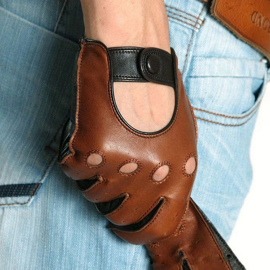Genuine Leather Men Gloves