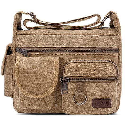 Canvas Messenger Bag for Men