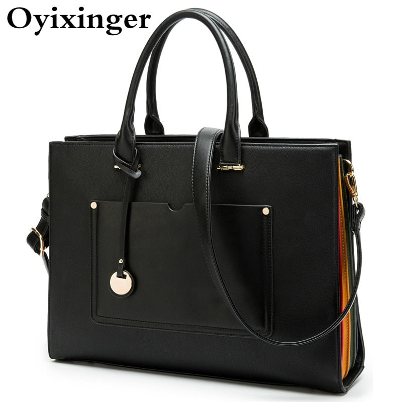 OYIXINGER Women Briefcase Bag