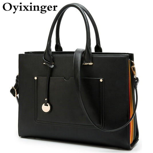 OYIXINGER Women Briefcase Bag