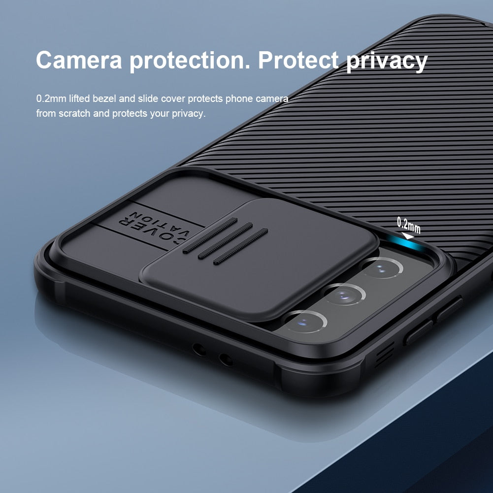 Case Slide Camera Protection Back Cover For Samsung Galaxy