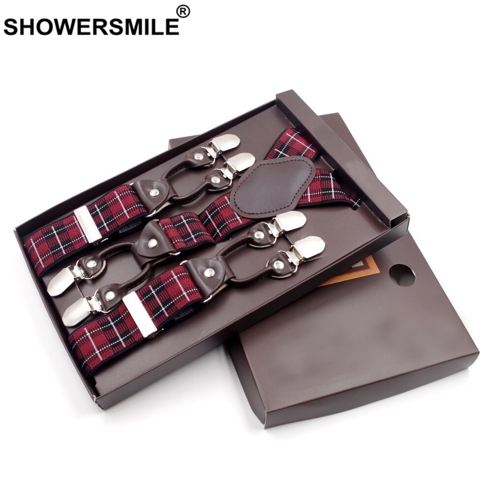 SHOWERSMILE Mens Trouser Braces