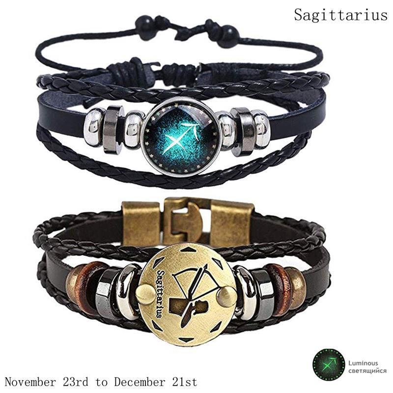 2pcs 12 Constellation Bracelet