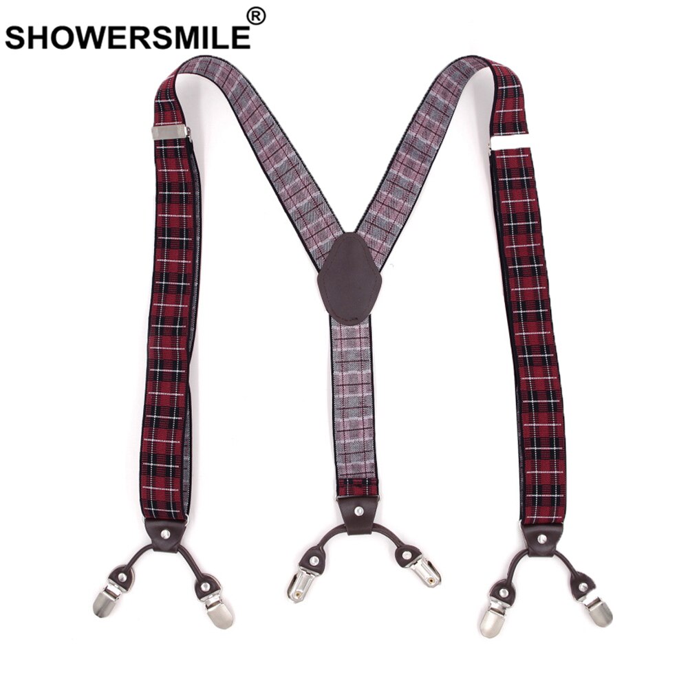 SHOWERSMILE Mens Trouser Braces