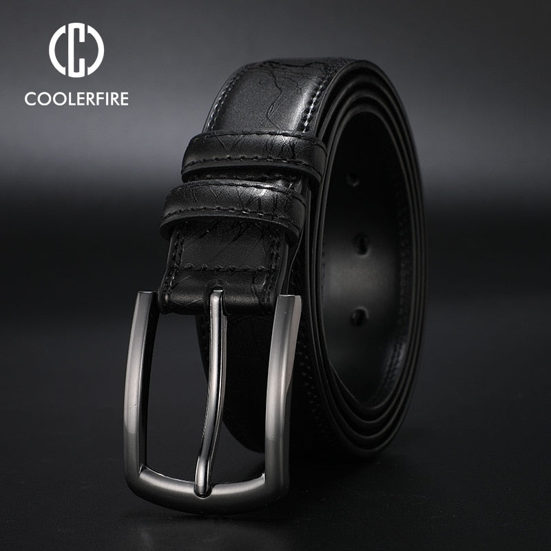 New Fashion Men&#39;s Genuine Leather Belts