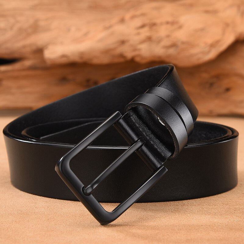 Leather luxury strap male belts