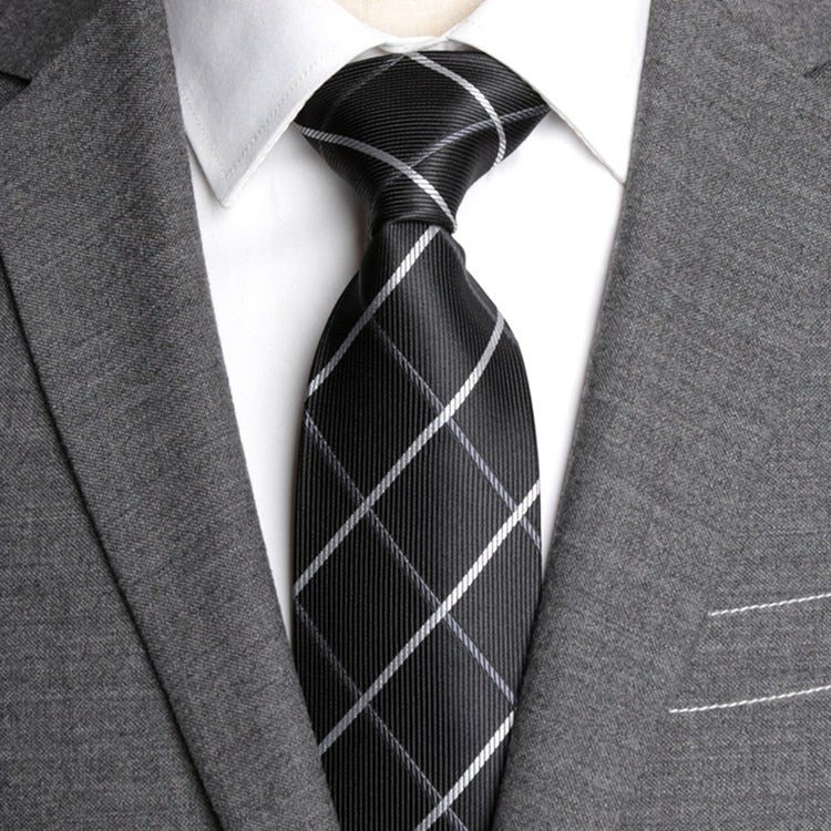 Classic men business formal wedding tie