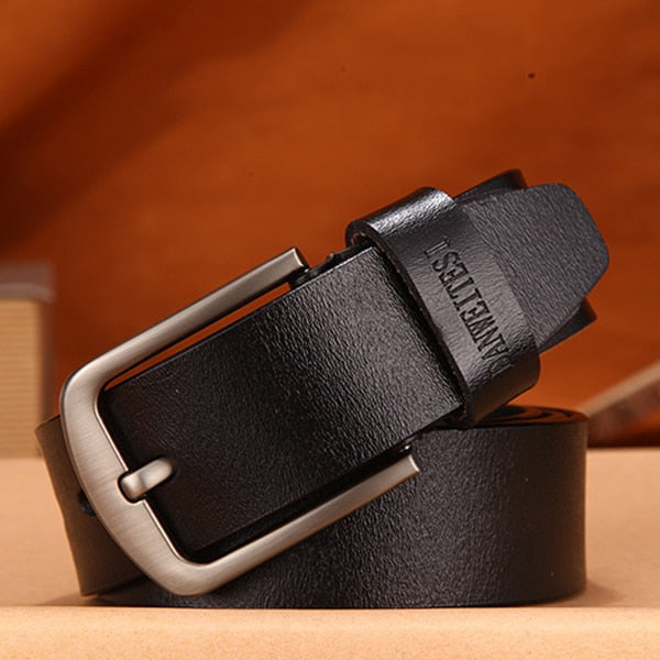 Leather luxury strap male belts