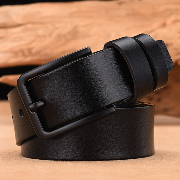 Leather luxury strap male belts