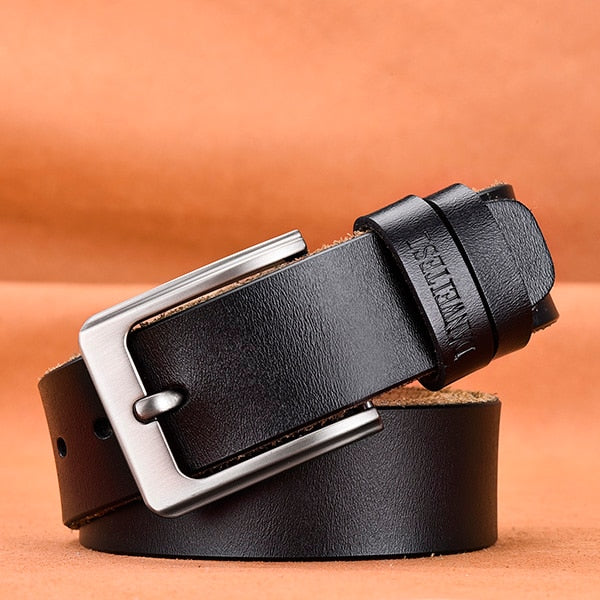 Male leather belt