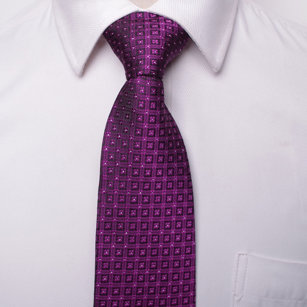 Classic men business formal wedding tie