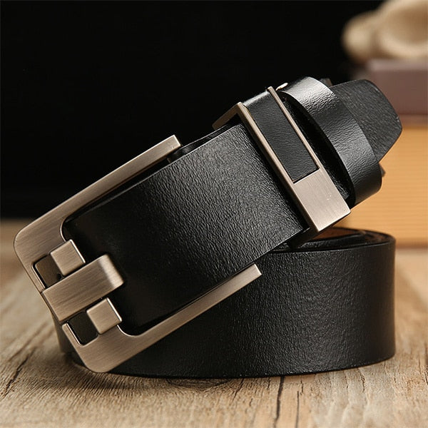 Male leather belt