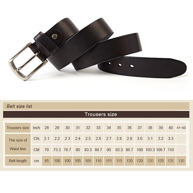 Layer Leather Casual Belts