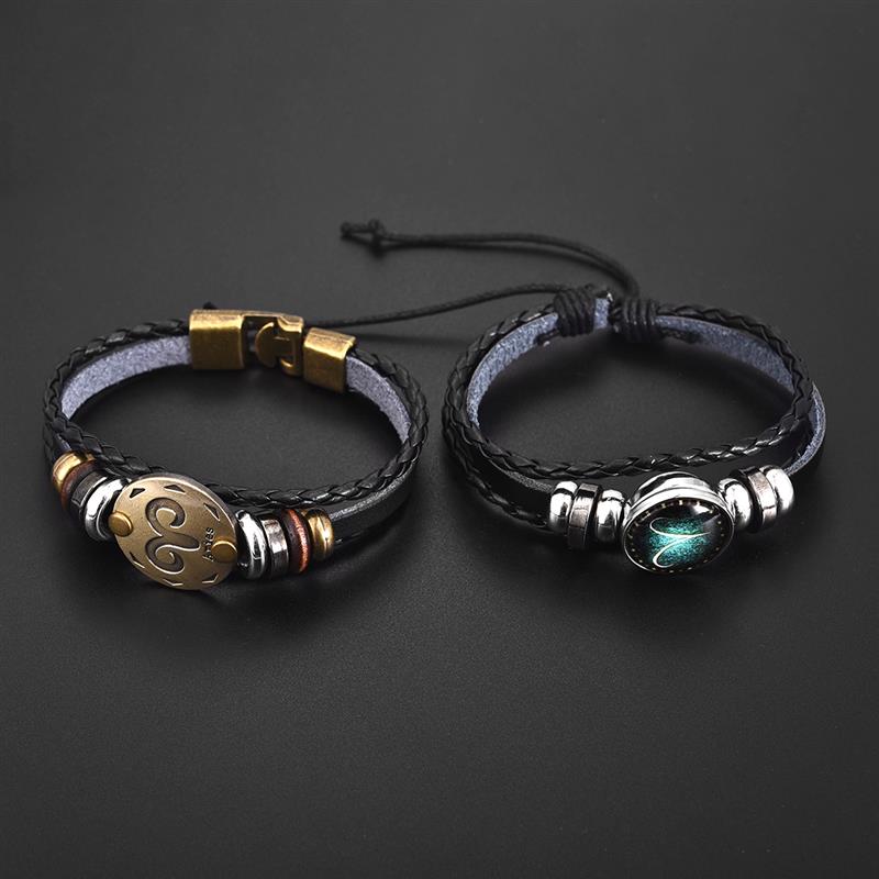 2pcs 12 Constellation Bracelet