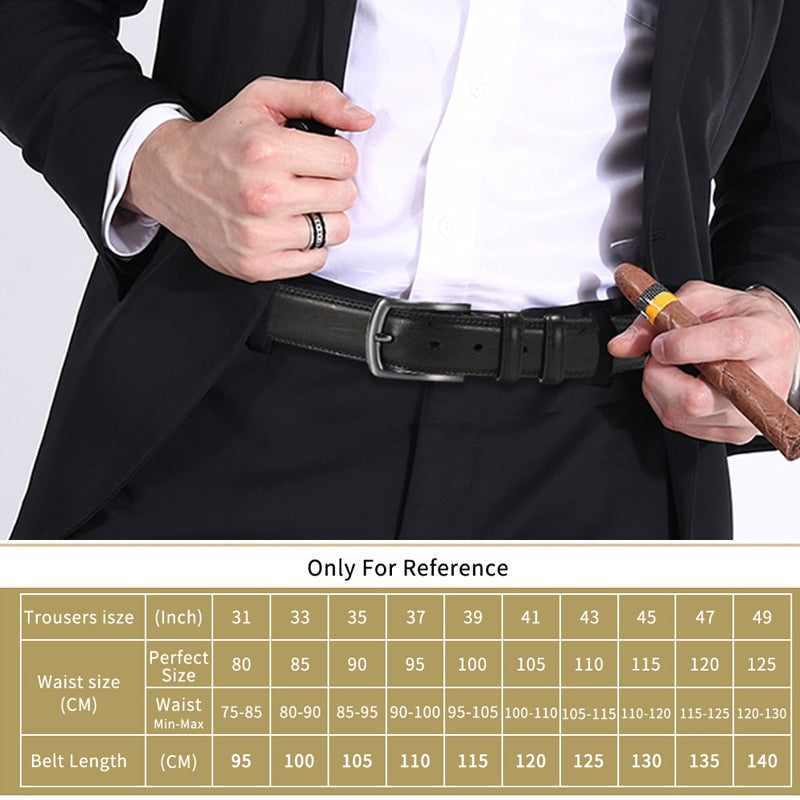 New Fashion Men&#39;s Genuine Leather Belts