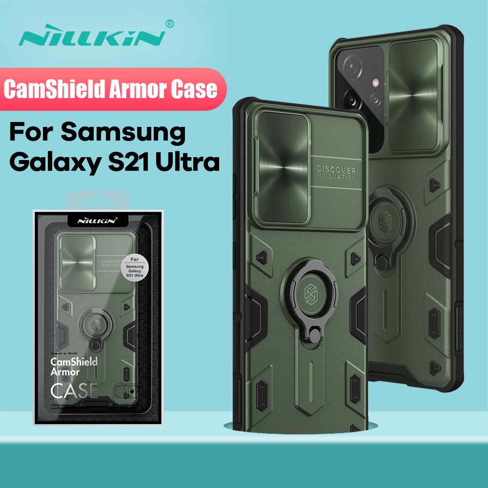 Case Slide Camera Protection Back Cover For Samsung Galaxy