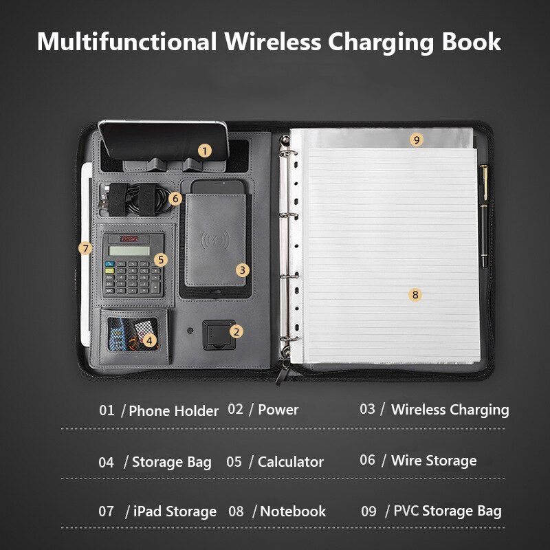 Multifunctional Power Notebook