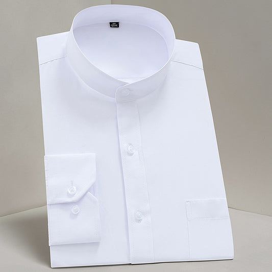 Male Mandarin Collar Shirt