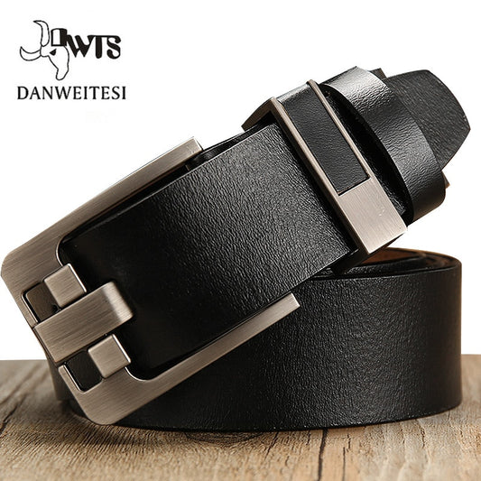 Male leather belt