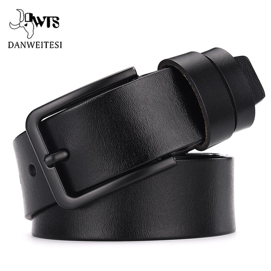 Leather luxury strap male belts