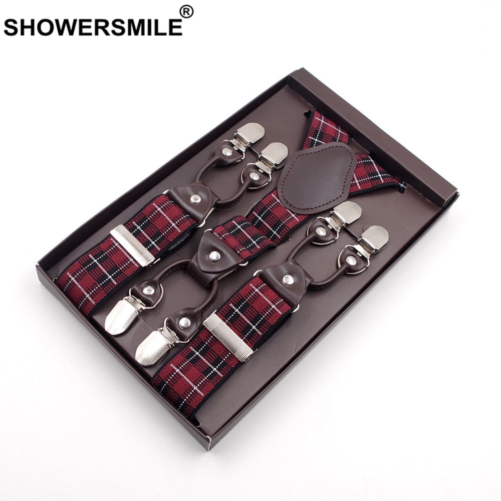 SHOWERSMILE Mens Trouser Braces